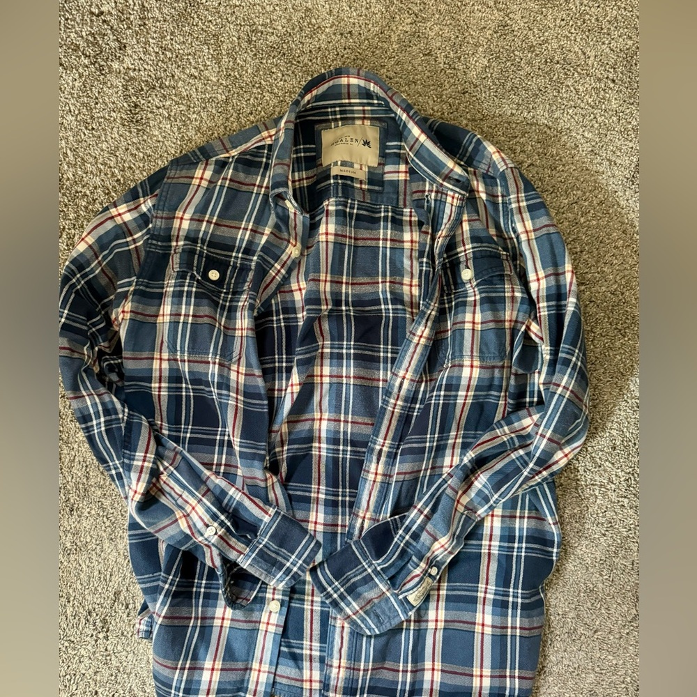 Hoalen Saltwater Co Plaid Button Up Shirt
